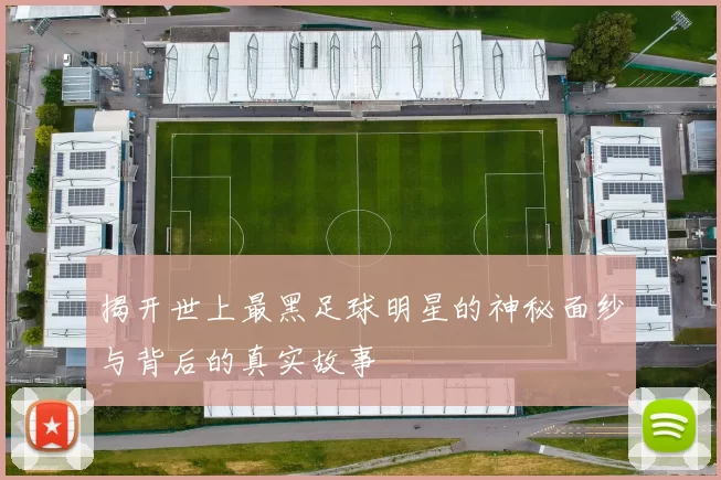揭开世上最黑足球明星的神秘面纱与背后的真实故事