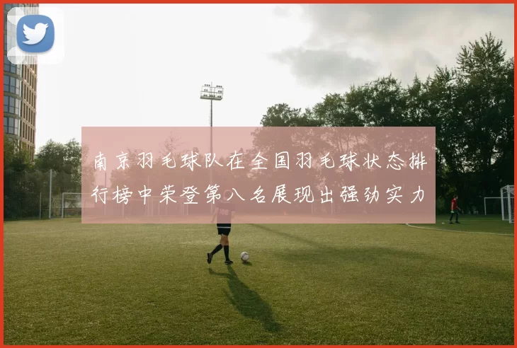 南京羽毛球队在全国羽毛球状态排行榜中荣登第八名展现出强劲实力与潜力