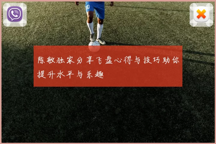 陈敏独家分享飞盘心得与技巧助你提升水平与乐趣